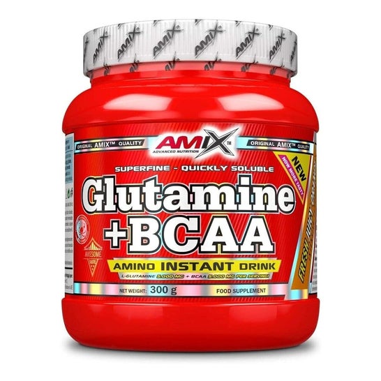 Amix Glutamine+BCAA Naranja 300g