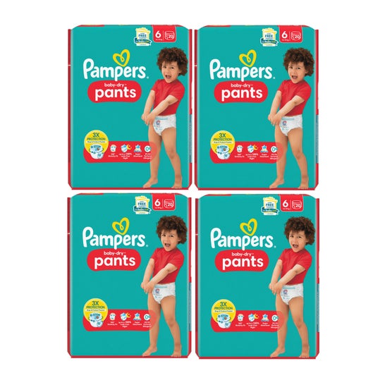 Pampers Baby-Dry Bleer Størrelse 6 13-19kg 4x20 stk