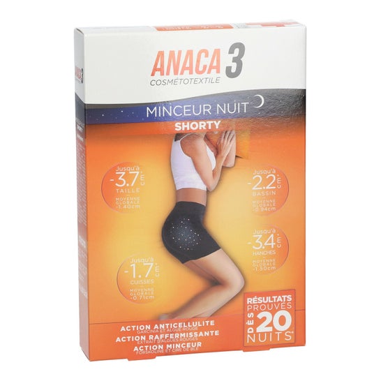 Anaca3 Cosmétotextile Minceur Nuit Shorty L/XL