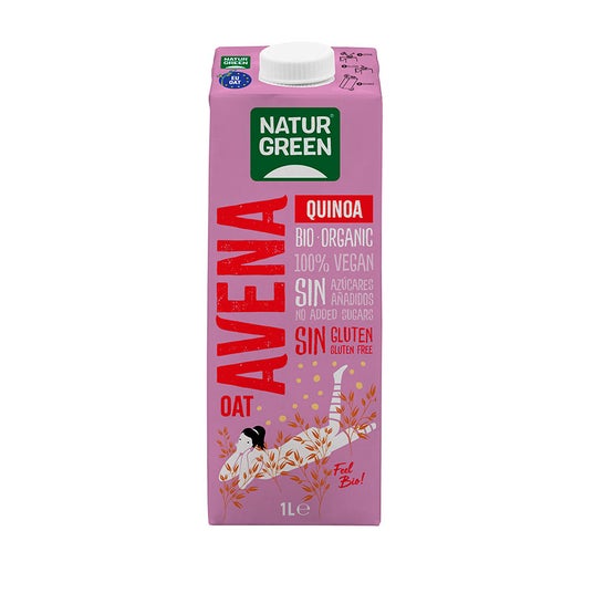 Naturgreen Bebida De Avena Con Quinoa Bio Sin Gluten 1000ml