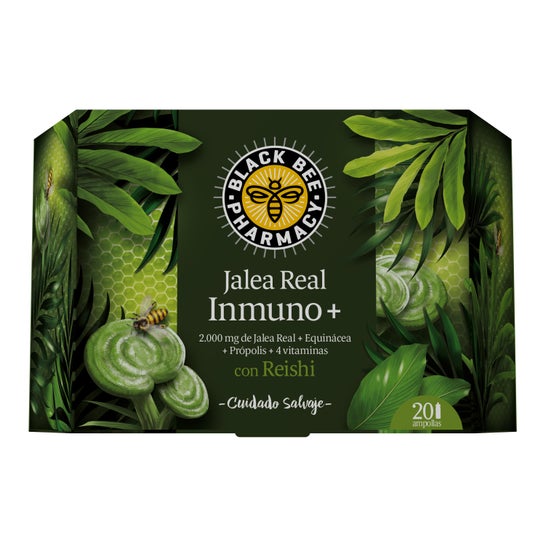 Black Bee Pharmacy Jalea Real Inmuno+ con Reishi 20amp