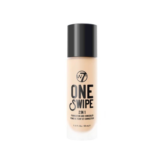W7 One Swipe 2 In 1 Foundation And Concealer Buff 35ml