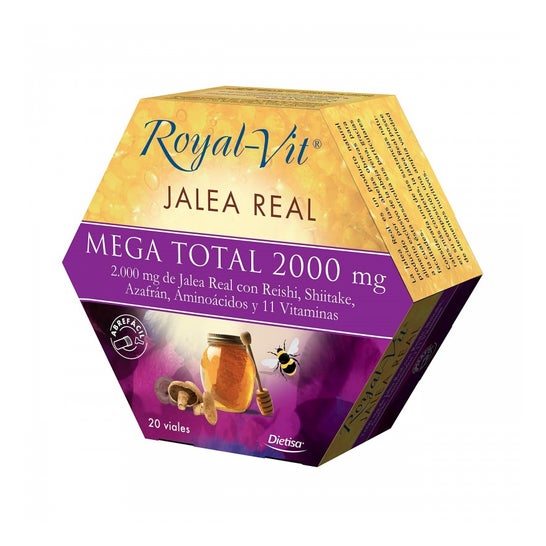 Dietisa Pappa Reale Royal Jelly royalvit mega totale 2000mg 20 fiale
