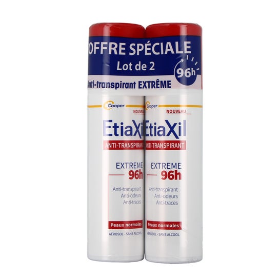 Etiaxil Antiperspirant Aerosol Ekstrem 96H 2x150 ml