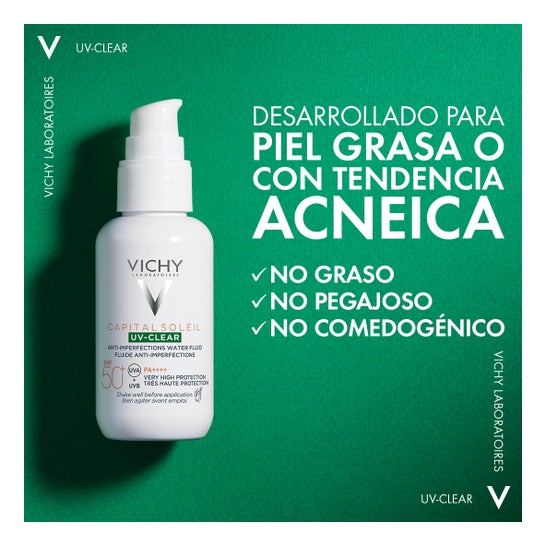 Vichy Capital Soleil UV-Clear Fluido Anti-imperfecciones SPF50+ 40 ml