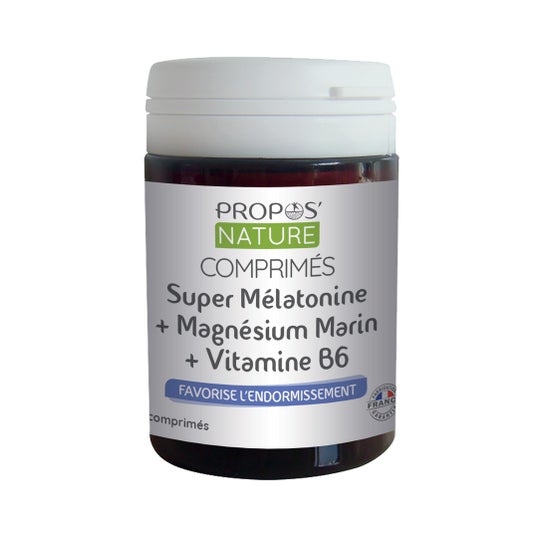 Propos Nature Super Melatonina Magnesio y Vitamina B6 60comp