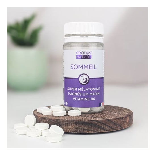 Propos'Nature Melatonina Magnesio Vitamina B6 60 Comprimidos