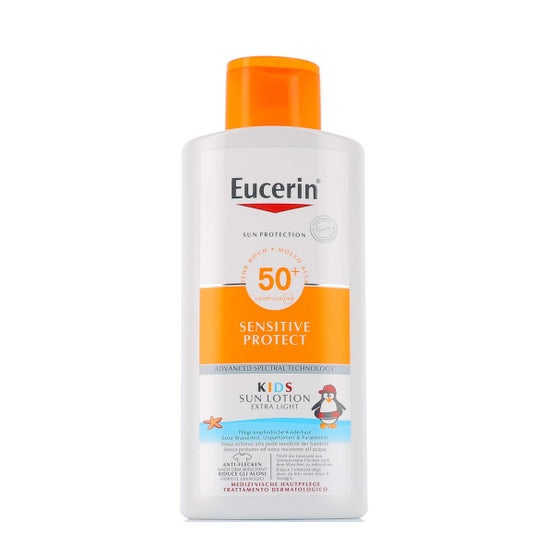 Eucerin Sun Loción Infantil Sensitive Protect SPF50+ 400ml