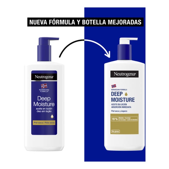 Neutrogena Hidratación Profunda Aceite Loción No Grasa 400 ml