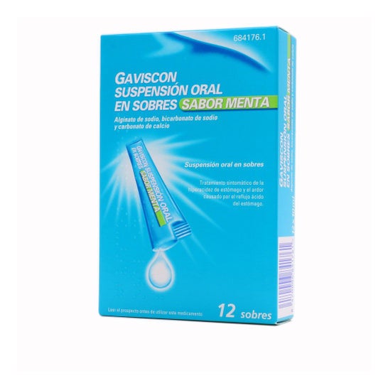 Gaviscon Menta 10ml 12 sobres