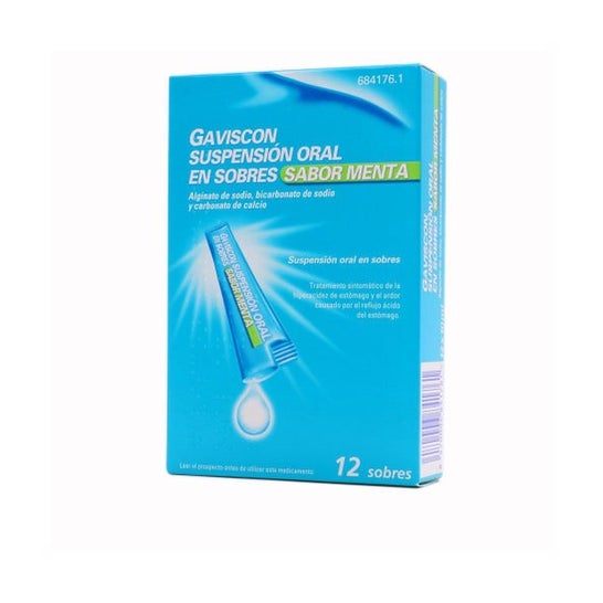 Gaviscon Menta 10ml 12 sobres