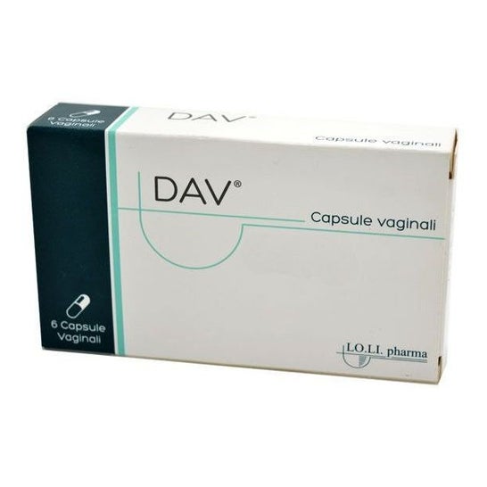 Cápsulas Vaginales Dav 6Pcs