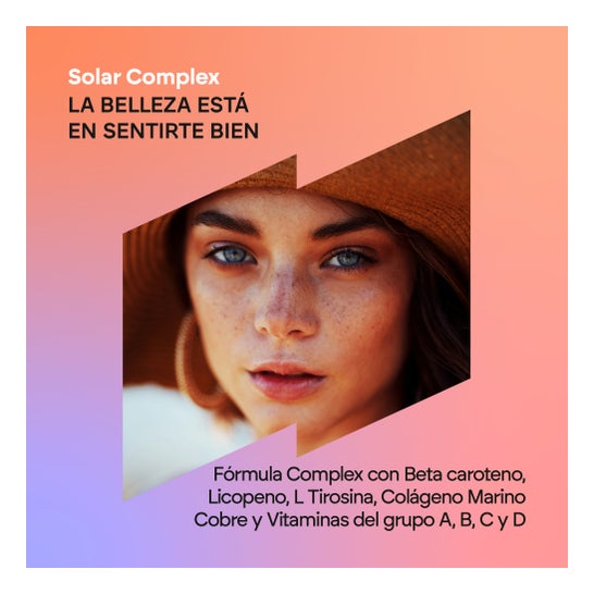 Nutralie Solar Complex con Colágeno Bronceador y Protector 30caps