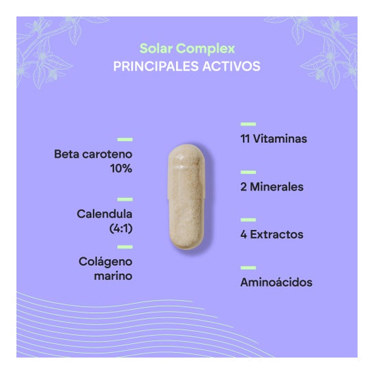 Nutralie Solar Complex con Colágeno Bronceador y Protector 30caps
