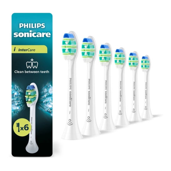 Sonicare InterCare Toothbrush Replacement Heads White 6 pcs