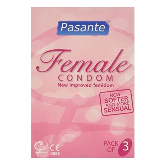 Pasante Femidom Profilattico Femmale Condom Pack 3 Unità