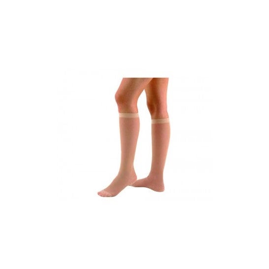 Vari+San calza corta A-D compressione normale beige taglia 3 1ud
