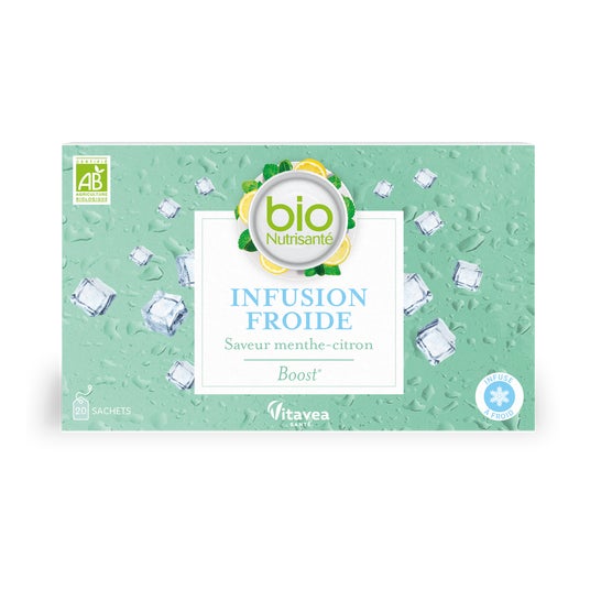 Nutrisanté Infusión Fría Boost Bio 20 Sobres