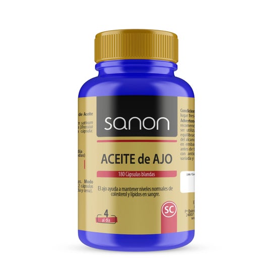 Sanon Aceite De Ajo 180caps