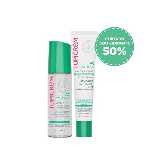 Topicrem AC Control Set Sérum 34 ml + Cuidado Equilibrante 40 ml