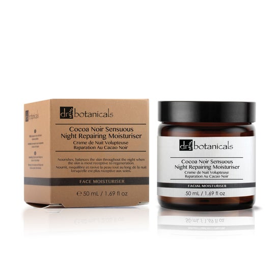 Dr. Botanicals Crema Hidratante Coco Noir Sensuous Night Repairing Todo Tipo De Piel 50 ml