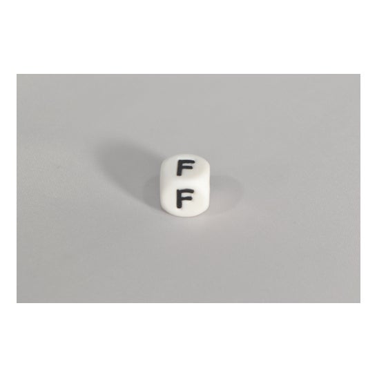 Onomkeerbare Siliconenkraal voor Chip Clip Letter F 1 eenheid