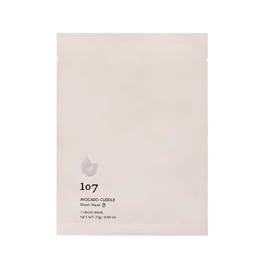 107 Beauty Avocado Cuddle Sheet Mask 25g
