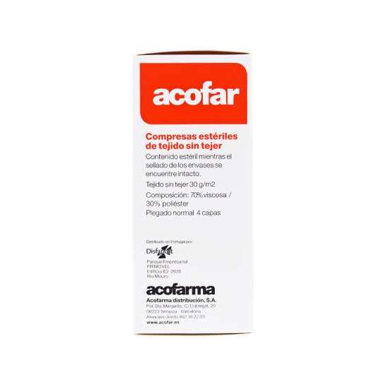 Acofar Compresas Estériles de Tejido sin Tejer 10x10cm 50uds