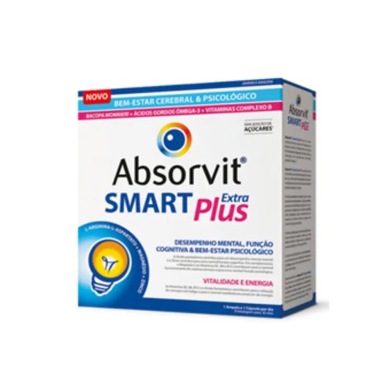 Absorvit Smart Exta Plus 30caps + 30 Ampollas