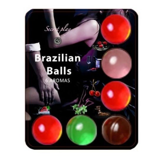 Secret Play Pack Brazilian Balls Aromas 6x24g