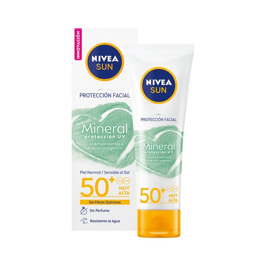 Nivea Sun Protección Facial Mineral SPF50+ 50ml