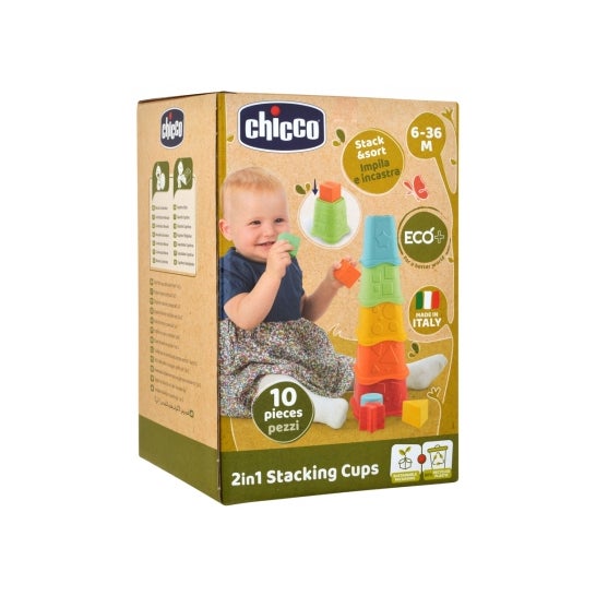 Chicco 2 in 1 Stacking Cups 1ud