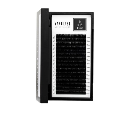 Nanolash Volume Lashes Set Pestañas Postizas 0.15 D 11mm