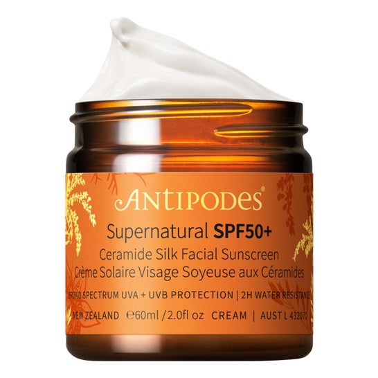 Antipodes Supernatural Ceramide Silk Facial Sunscreen Spf50+ 60ml