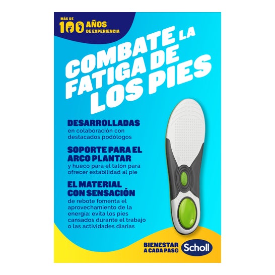 Scholl LiquiFlex Suole Supporto Quotidiano Taglia 2 1 Paio