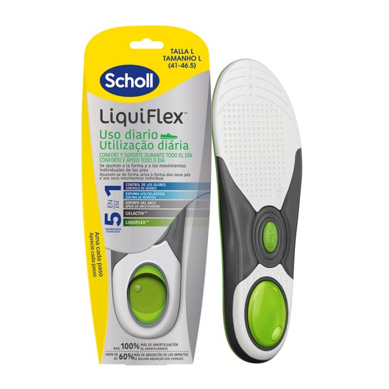 Scholl LiquiFlex Plantillas Soporte Diario Talla 2 1 Par