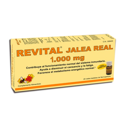 Revitalising royal jelly drinkable vials 20pcs