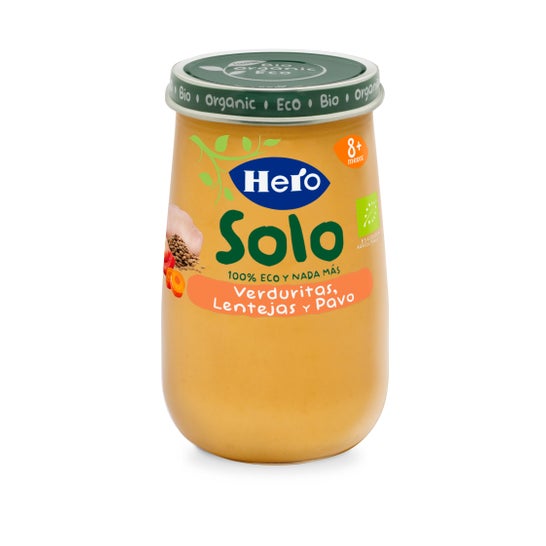 Hero Baby Solo Vegetables + Lentej.yPavo 190g