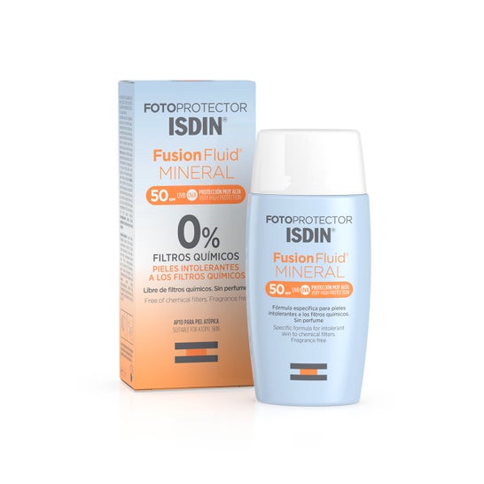 Fotoprotector ISDIN® Fusion Fluid Mineral LSF50+ 50ml