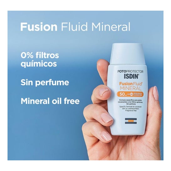 ISDIN Fusion Fluid Mineral Fotoprotettore SPF50+ 50ml