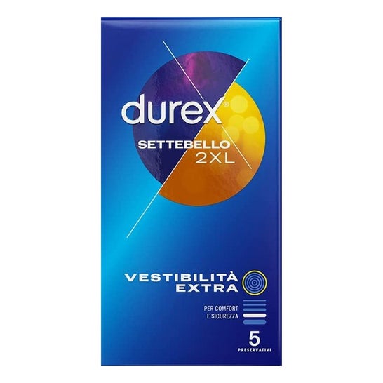 Durex Settebello 2XL Preservativos 5uds
