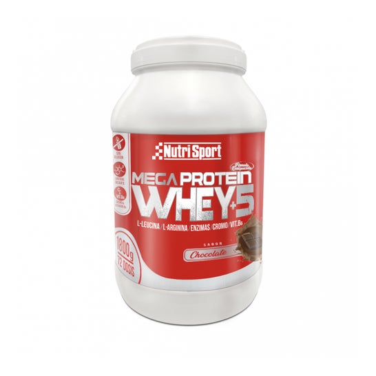 Nutrisport Mega Protein Whey +5 Chocolate 1,8kg
