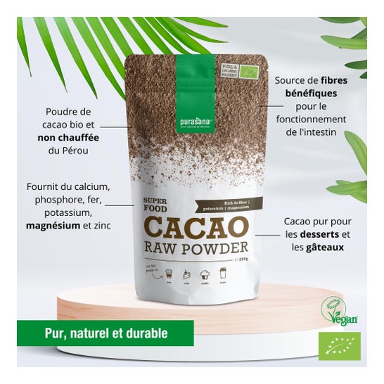 Purasana Cocoa Raw Powder 200g