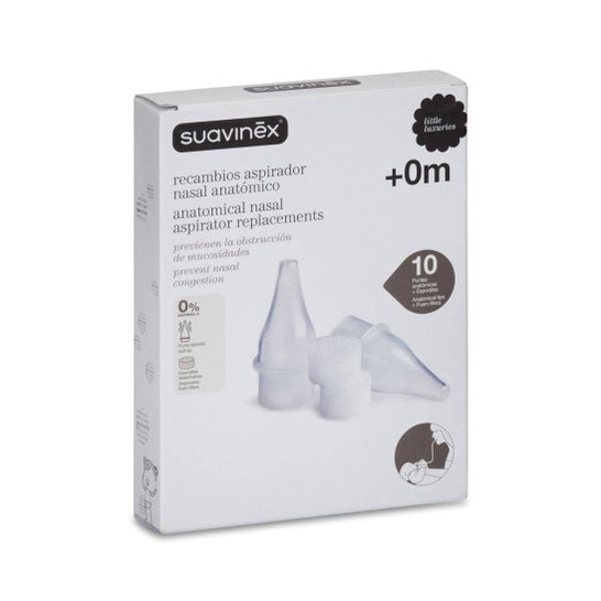 Suavinex™ ricambi per aspiratore nasale 10pz