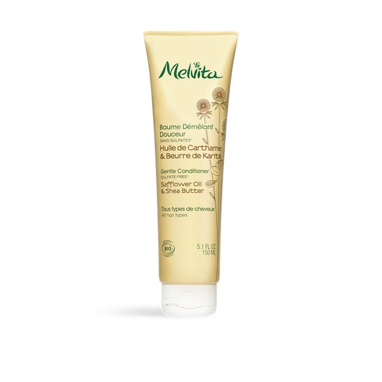 Melvita softening balm dmlant - todos los tipos de cabello 150 ml
