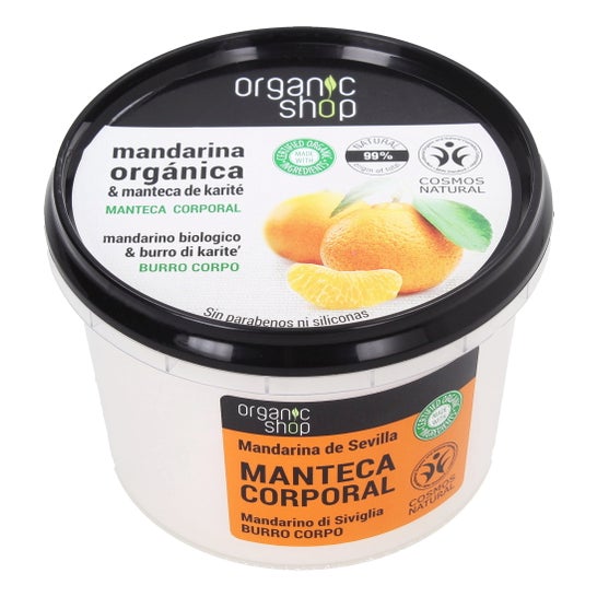 Organic Shop Manteca Corporal Mandarina de Sevilla 250ml
