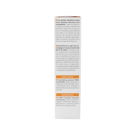 Weleda Gel Dentífrico para Niños Dientes de Leche 50ml
