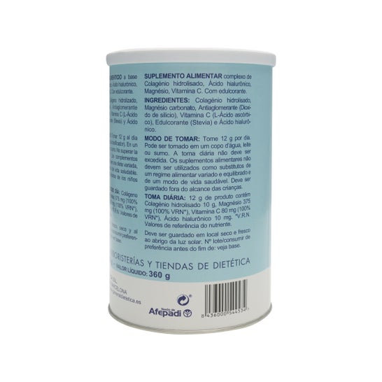 Integralia Colágeno Soluble Plus hialurónico magnesio sabor neutro 360g