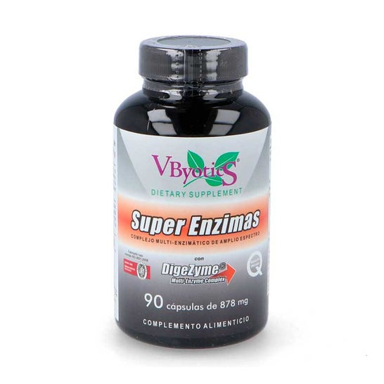 Vbyotics Super Enzymer med Dygeszime 90caps