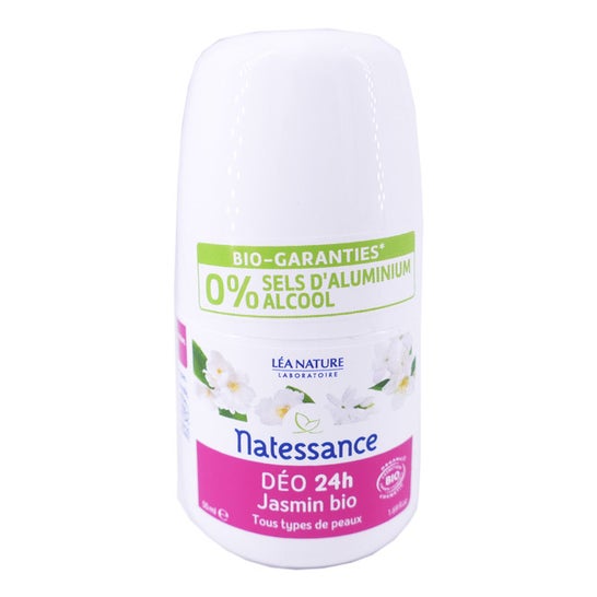 Natessance Bio Desodorant 24h Jasmín 50ml